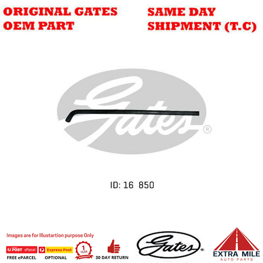 Gates Molded Heater Hose For Holden Commodore VK,VC,VB 2.8L/3.3L GMH202(Red)