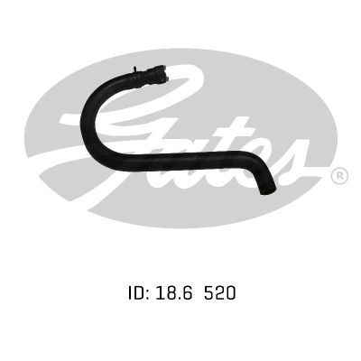 Gates Molded Heater Hose for FORD Falcon Ute AU AU II  YTR 4.0L XR6 Sedan