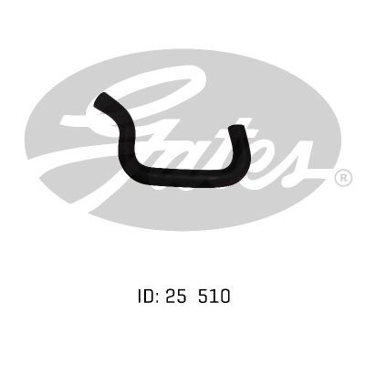 Gates Curved Radiator Hose (Hose Length 510mm) - 2-0951