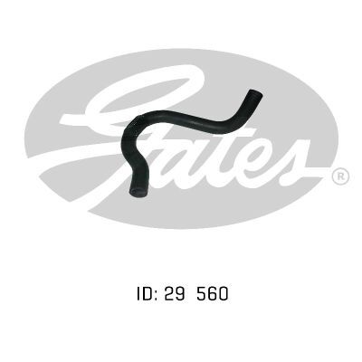 Gates Curved Radiator Hose For Daihatsu Charade FWD Hatchback 1.0L Petrol Engine