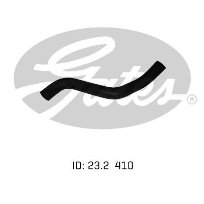 Gates Curved Radiator Hose For  Daihatsu Charade FWD Hatchback 1.0L Petrol Engine