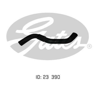 Gates Curved Radiator Hose For Daihatsu Charade G100 Hatchback 1.0L Petrol Engine