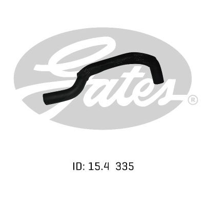 Gates Molded Heater Hose For Nissan Patrol Engine 4.5L TB45E Y61 - 02-1157