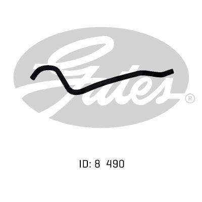 Gates Molded Heater Hose For Holden Astra Petrol Engine 1.8L - 02-1237