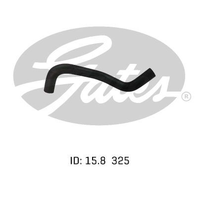 Gates Molded Heater Hose For Subaru Forester SG RX 2.5L EJ251 SUV - 02-1263