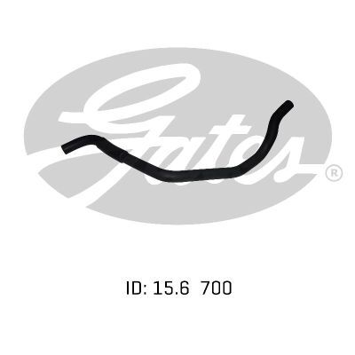 Gates Molded Heater Hose For Suzuki Swift MZ,EZ 1.5L RS 415 Hatchback - 02-1266