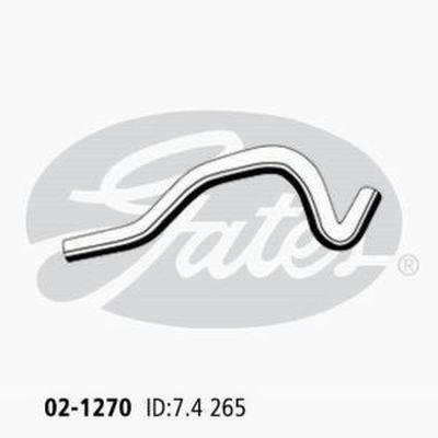 Gates Molded Heater Hose For Mazda 2/3 Petrol Engine 1.5L/2.0L/2.3L - 02-1270