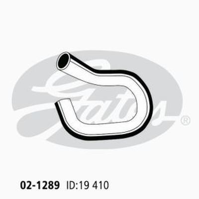 Gates Molded Heater Hose For FPV F6X Petrol Engine 4.0L - 02-1289