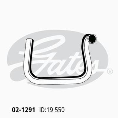 Gates Molded Heater Hose For Ford Territory Petrol Engine 4.0L - 02-1291