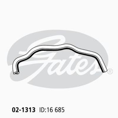 Molded Heater Hose For Toyota Land Cruiser Prado GRJ120 4.0L 1GR-FE V6 Petrol
