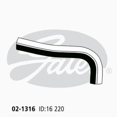 Gates Molded Heater Hose - 02-1316