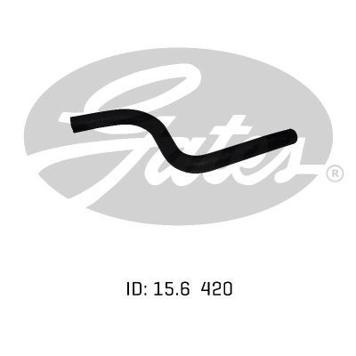 Gates Molded Heater Hose For Honda Jazz TB 1.6L G4ED Hatchback Petrol - 02-1349