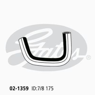 Gates Molded Heater Hose For Nissan Navara D40 2.5L dCi 4WD YD25DDTi Diesel