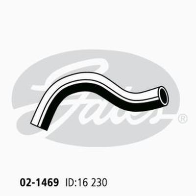 Gates Molded Heater Hose For Toyota Hiace/Commuter Petrol Engine 2.7L - 02-1469