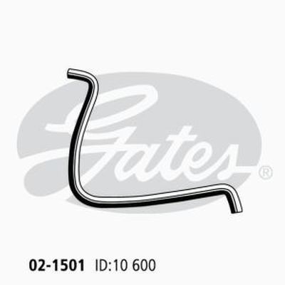 Gates Molded Heater Hose For Holden Epica 2.5L EP X 25 D1 Drive Sedan Petrol