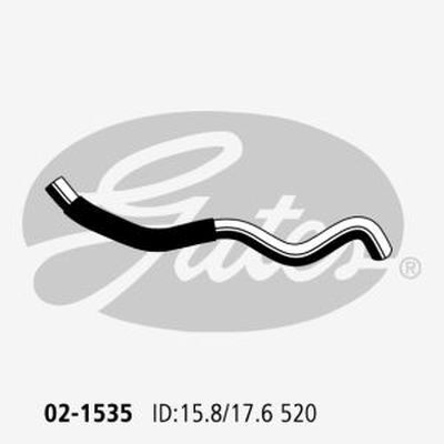 Gates Molded Heater Hose For Kia Cerato LD 2.0L G4GC Drive Sedan Petrol