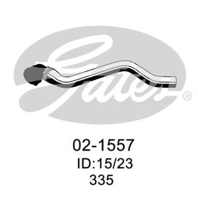 Gates Heater Hose For Ford Falcon BA, BF 4.0L LPG, XR6 BARRA 156, 182, 190
