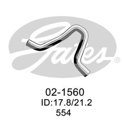 Gates Heater Hose For Ford Fairmont BF 4.0L LPG BARRA 156 Sedan