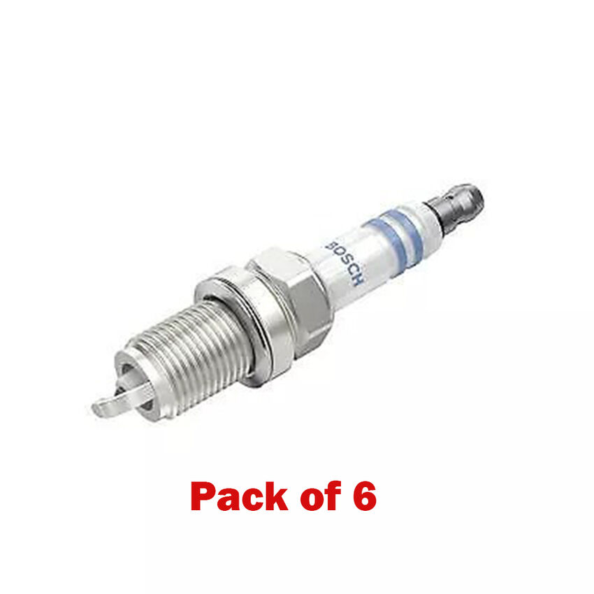 Bosch Spark Plug 6 Pack For Jeep Grand Cherokee III (WH, WK) 3.7L V6 4x4 EKG Petrol