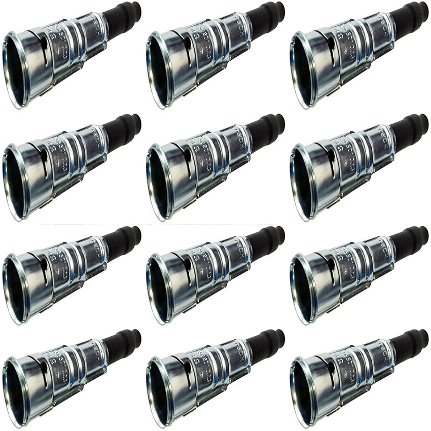 12X Bosch Spark Plug Connectors for Mercedes-Benz 2.7L 6cyl S-Class 1972-1986