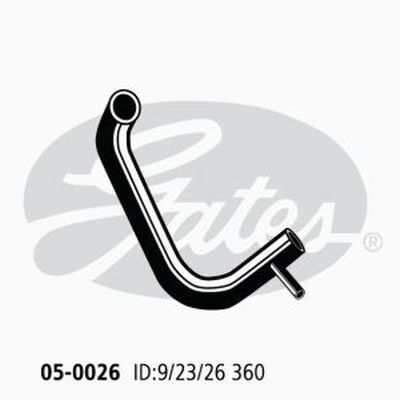 Gates Radiator Hose For Austin 1100  MK1, MK2, MK3 1.1L Petrol A Series
