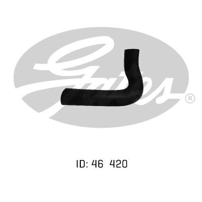 Gates Curved Radiator Hose For Ford Australia Fairlane V8 ZA RWD Sedan 4.7L Petrol Engine