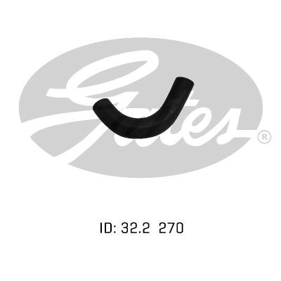 Gates Radiator Hose For Holden Torana LC 2.3L GMH 138 (Grey) Sedan