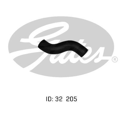 Gates Curved Radiator Hose For Mazda 1300 RWD Sedan 1.3L Petrol Engine