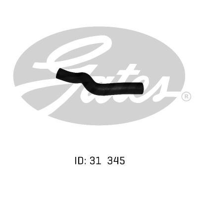 Gates Curved Radiator Hose For Holden Gemini TD,TX,TC 1.6L Petrol Engine