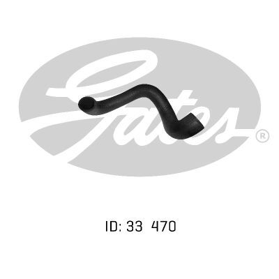 Gates Radiator Hose For Mazda 323 FA FA4TS, FA4US, FA4UV 1.3L/1.4L TC,T, UC,U