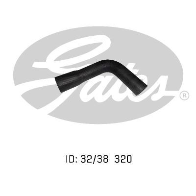 Gates Curved Radiator Hose For Ford Australia Escort RWD Sedan 2.0L Petrol Engine