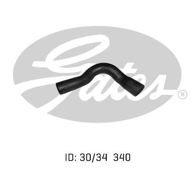 Gates Curved Radiator Hose For Holden Gemini RWD Coupe 1.6L Petrol Engine