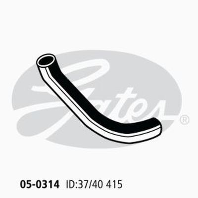 Gates Curved Radiator Hose (Hose Length 415mm) - 05-0314