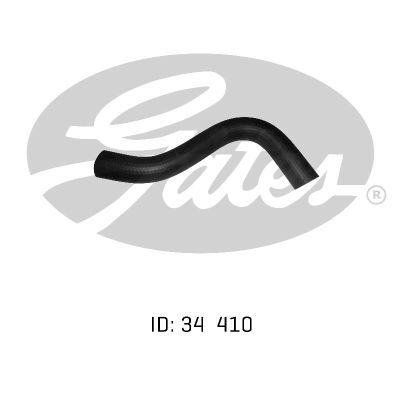 Gates Curved Radiator Hose For Chrysler Galant RWD Coupe 1.6L Petrol Engine