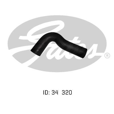 Gates Curved Radiator Hose For Mazda 929 RWD Sedan 2.0L Petrol Engine