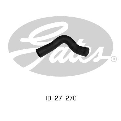 Gates Curved Radiator Hose (Hose Length 270mm) - 05-0343