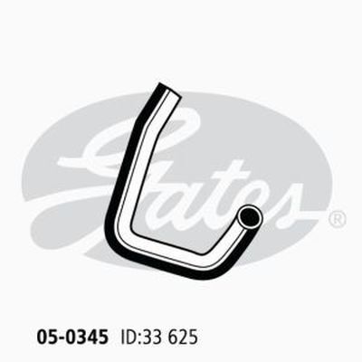 Gates Radiator Hose For Nissan Datsun Skyline C210 2.4L L24 Coupe
