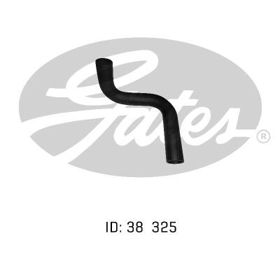  Gates Curved Radiator Hose For Toyota Corona RWD Wagon 1.9L Petrol Engine