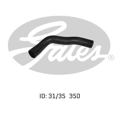 Gates Curved Radiator Hose For Tyota Hilux RWD Ute 2.0L Petrol Engine