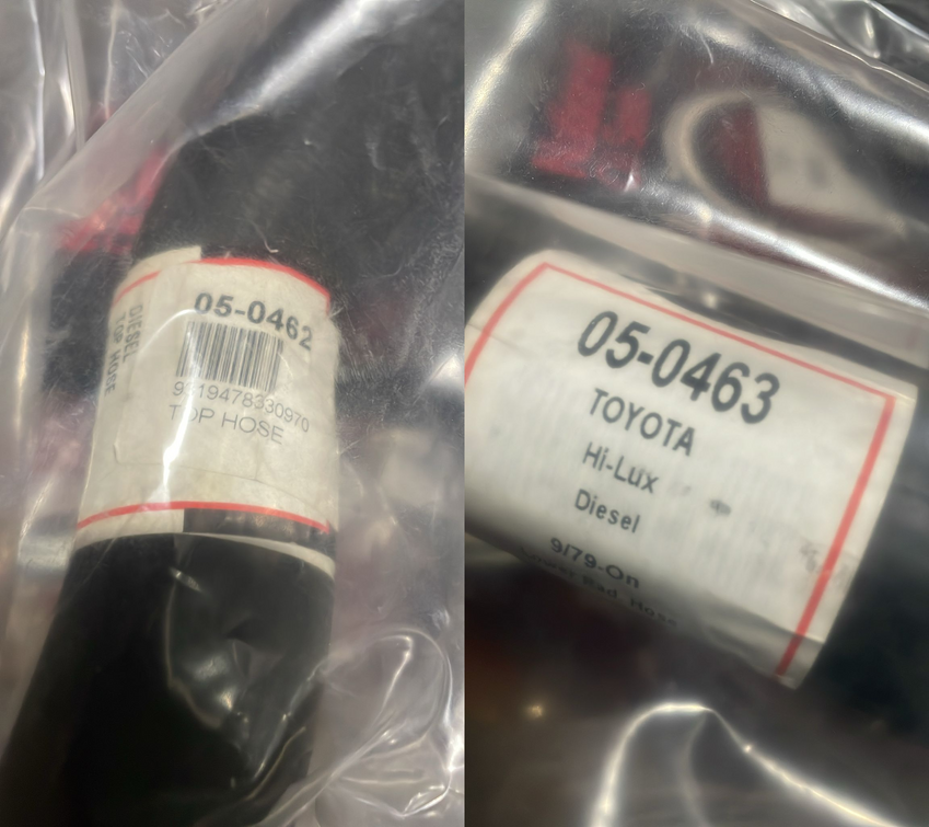 Gates  Radiator Hose Kit For Toyota Hiace Hilux YH56  YH66 LN50  LN65 H5 H6 H8 