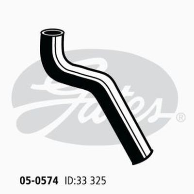  Gates Curved Radiator Hose For Ford Australia Laser FWD Hatchback 1.3L Petrol Engine