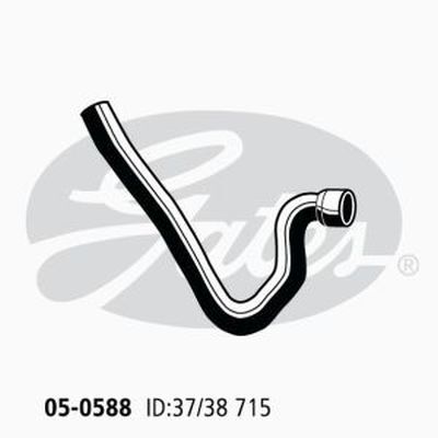 Gates Curved Radiator Hose For Holden Calais RWD Wagon 3.0L Petrol Engine