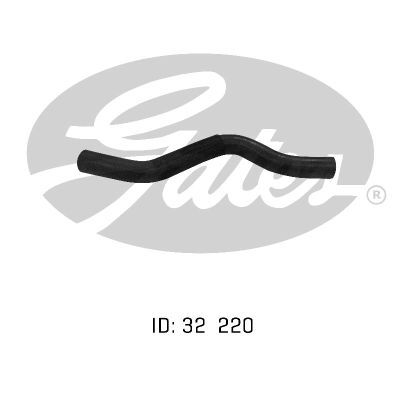 Gates Curved Radiator Hose (Hose Length 480mm) - 05-0644