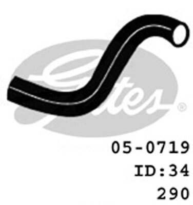 Gates Radiator Hose Upper Lower For Ford Telstar TX5 FE AT 2.0L Petrol