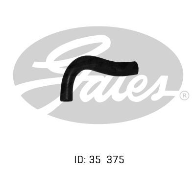 Gates Curved Radiator Hose For Mazda 626 FWD Hatchback 2.2L Petrol Engine