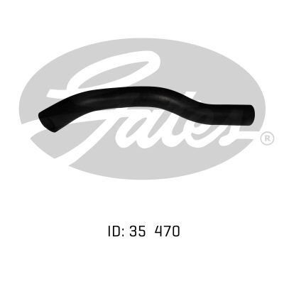 Gates Curved Radiator Hose For Mitsubishi Galant FWD Hatchback 2.0L Petrol Engine