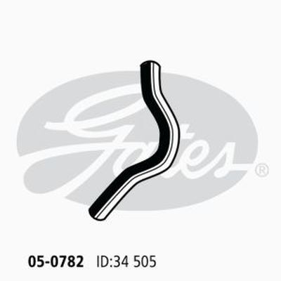 Gates Curved Radiator Hose For Mitsubishi Cordia FWD Coupe 1.8L Petrol Engine