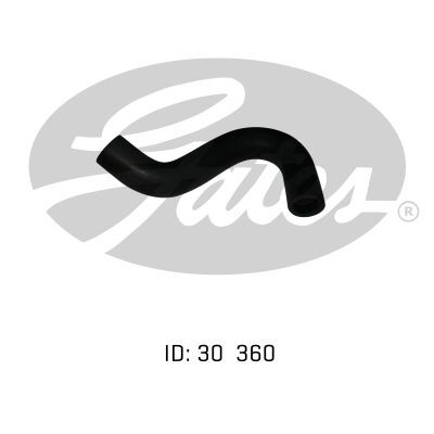 Gates Curved Radiator Hose For Daihatsu Applause FWD Hatchback 1.6L Petrol Engine