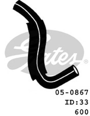Gates Radiator Hose Upper Lower For Toyota 4 Runner YN130, YN63 2.2L 4Y-EC, 4Y