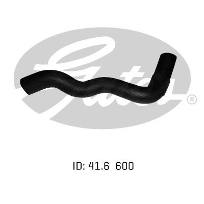 Gates Radiator Hose Lower For Toyota Land Cruiser FZJ75RV, FZJ78R 4.5L 1FZ-FE